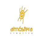 logo atmosfera creativa dorado